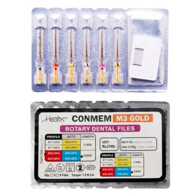 Healix M3 Gold Rotary Files 25MM - Image 3